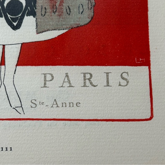 Gazette du Bon Ton, Advert for Weil Paris by Lucien Vogel - 1920 Art Engraving - Picture 4 of 12